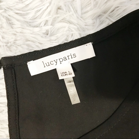 Lucy Paris Black Jumpsuit Like New Size Large - Picture 5 of 5
